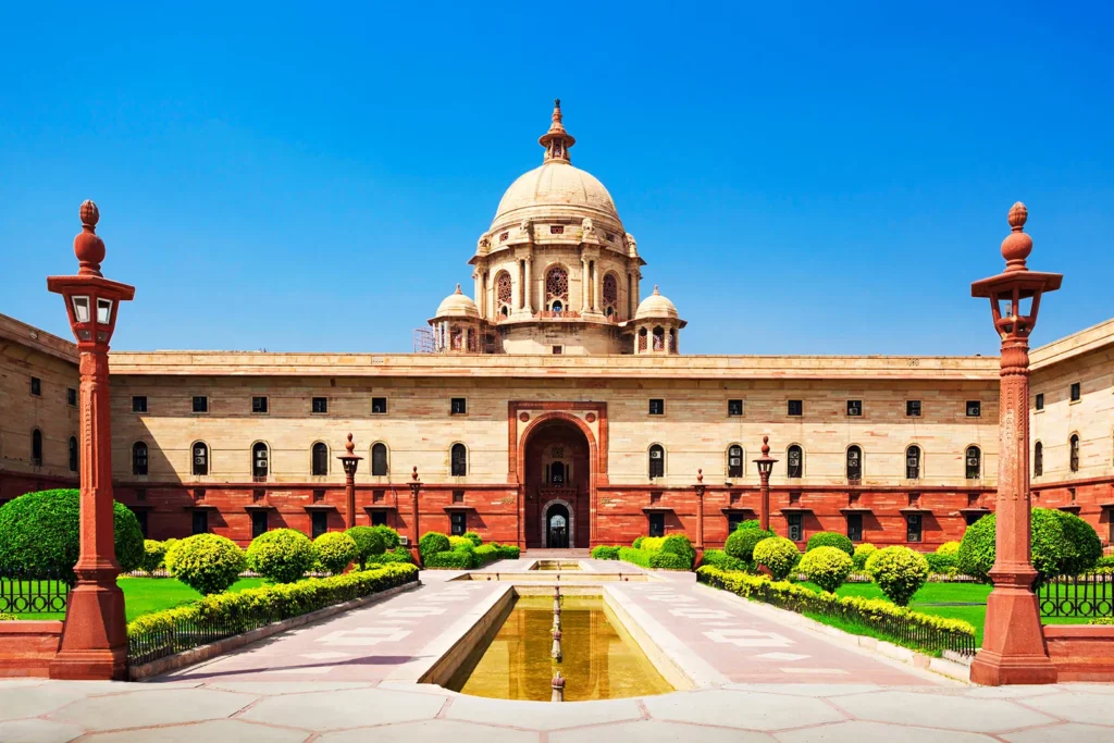 Rashtrapati Bhavan, the official residence of the President of India, New Delhi.